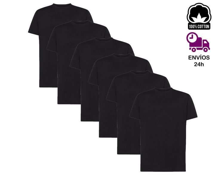 Comprar Pack 3 camisetas hombre manga corta 100% Algodón Online - Saldos  Canarias
